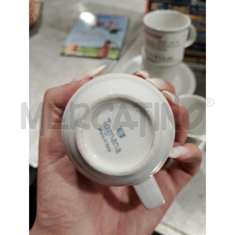 TAZZINE CAFFE ROGNANA BIANCHE GRIGIE | Mercatino dell'Usato San giovanni teatino 3