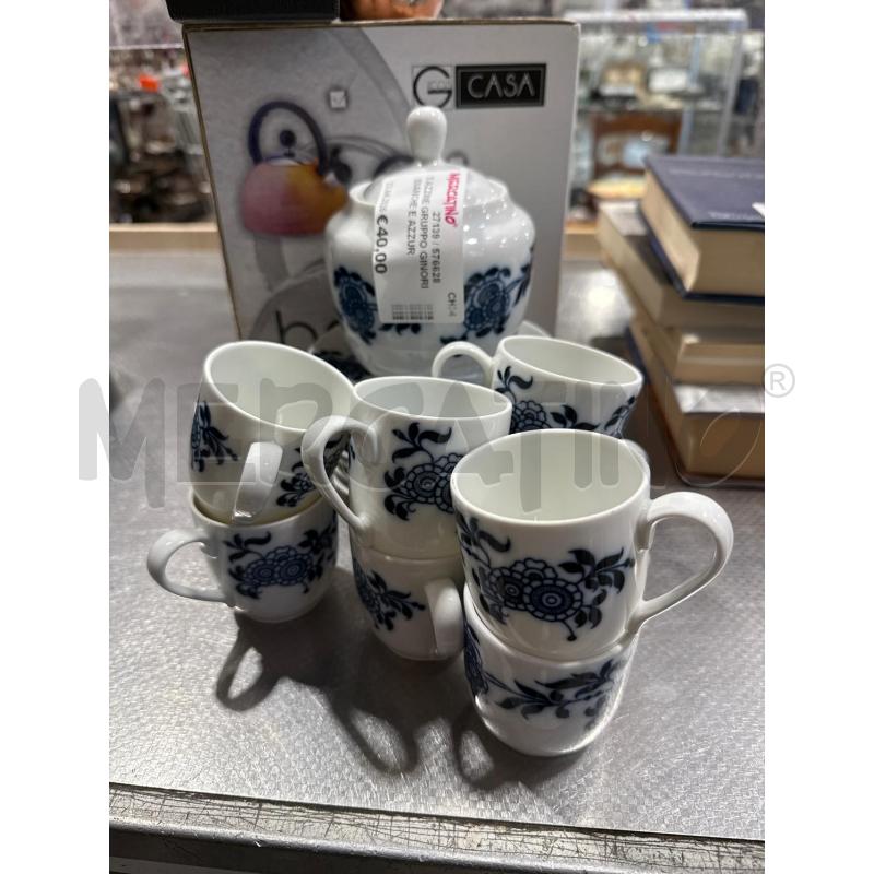 TAZZINE GRUPPO GINORI BIANCHE E AZZURRE  | Mercatino dell'Usato San giovanni teatino 1