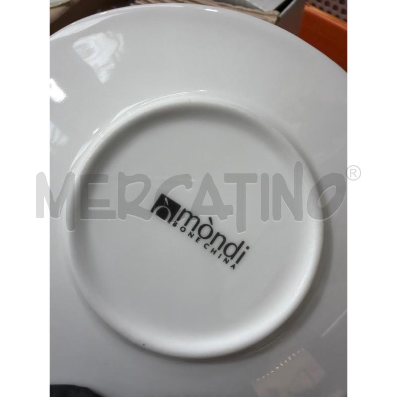 TAZZINE PZ6 BONE CHINA BORDO ARGENTATO | Mercatino dell'Usato San giovanni teatino 2