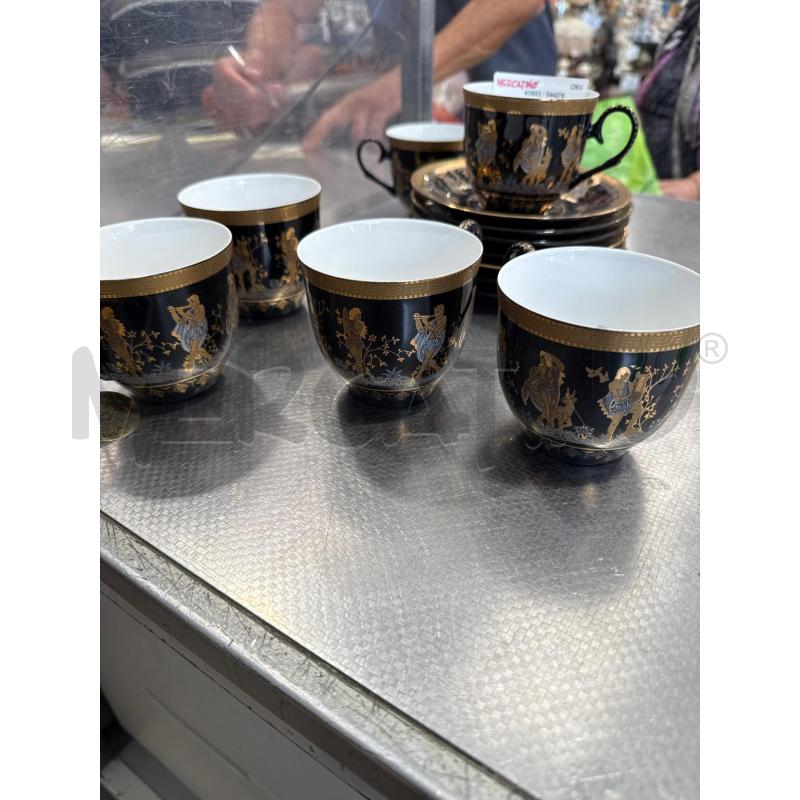 TAZZINE PZ6 NERE E ORO CERAMICA | Mercatino dell'Usato San giovanni teatino 2