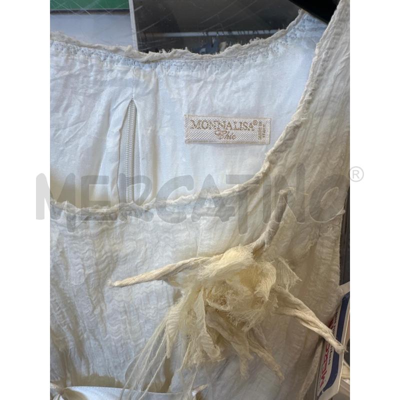 TOP DONNA BIANCO MONNALISA PIUMA  | Mercatino dell'Usato San giovanni teatino 2
