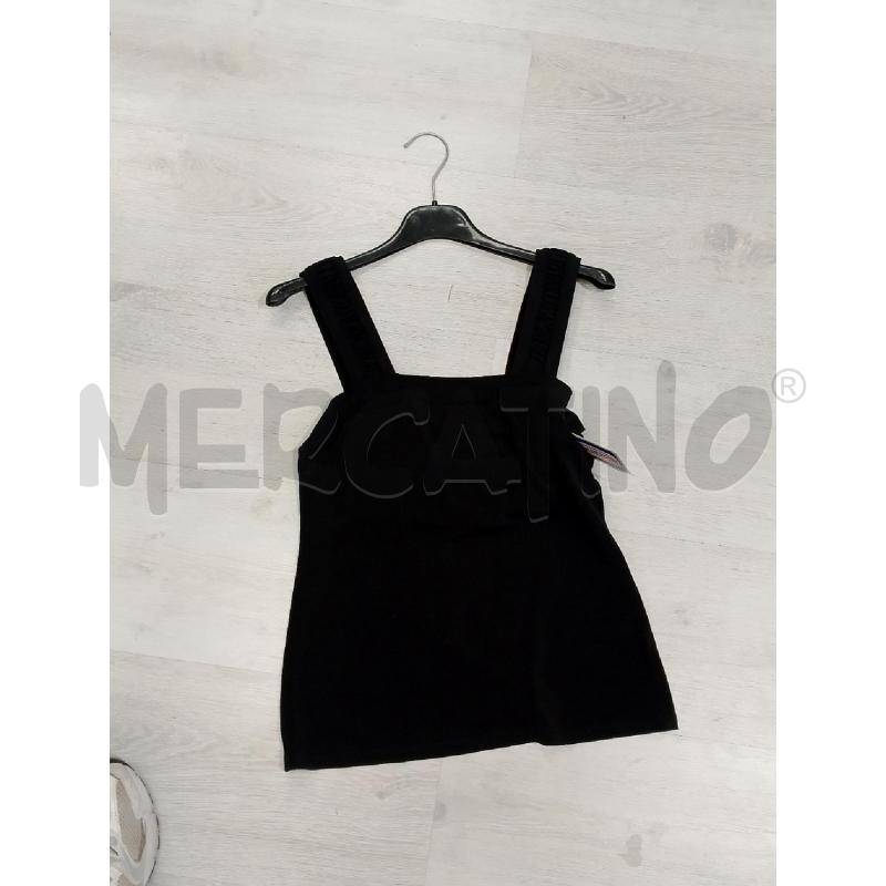 TOP MARELLA NERO BRETELLE RICCETTI | Mercatino dell'Usato San giovanni teatino 1