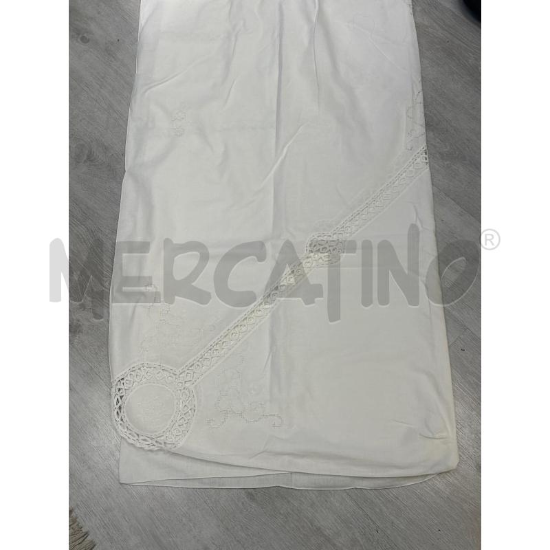 TOVAGLIA BIANCA RICAMATA NO TOVAGLIOLI 250X230 | Mercatino dell'Usato San giovanni teatino 2
