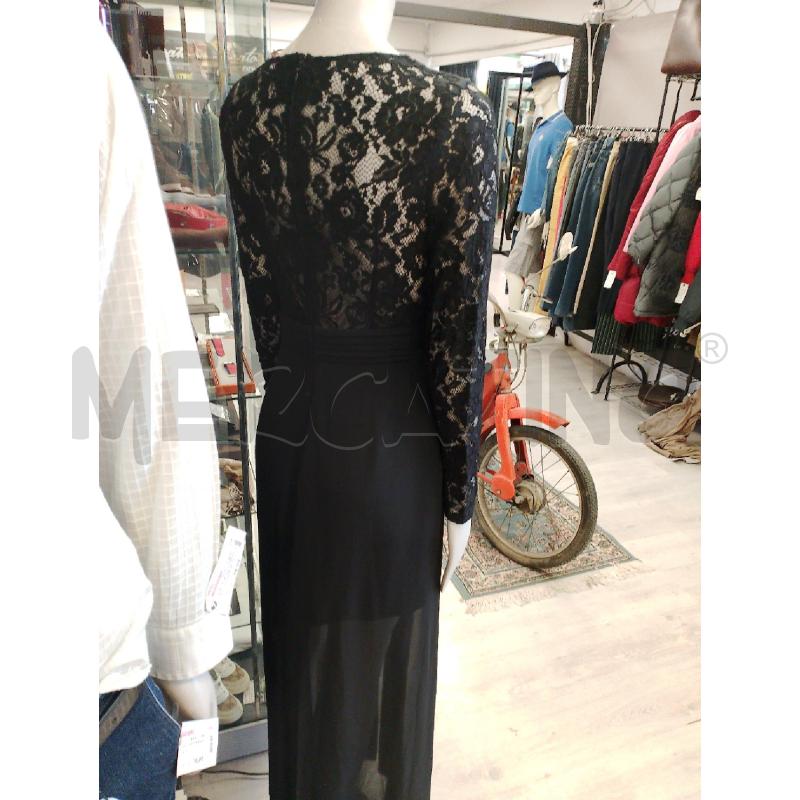 TUTA DONNA ELISABETTA FRANCHI NERA INTERA PIZZO  | Mercatino dell'Usato San giovanni teatino 4