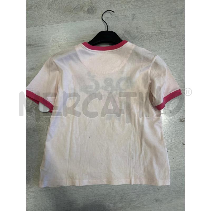 T SHIRT BAMBINA D&G ROSA TG 11/12A | Mercatino dell'Usato San giovanni teatino 3