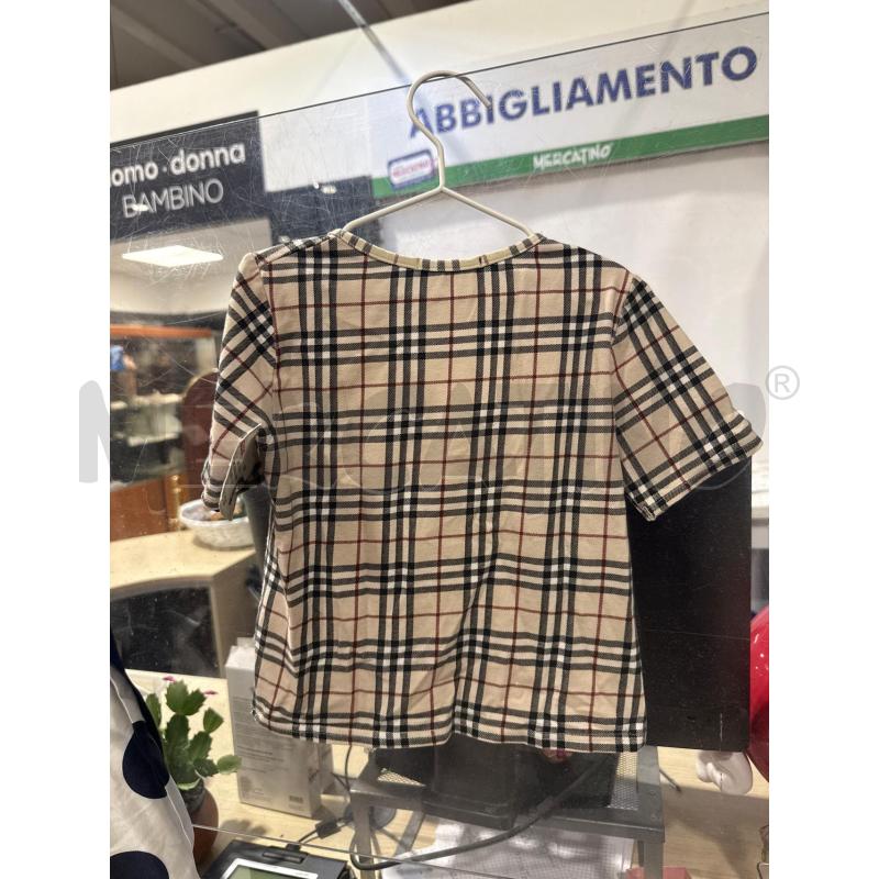 T SHIRT BAMBINO BURBERRY QUADRI | Mercatino dell'Usato San giovanni teatino 2