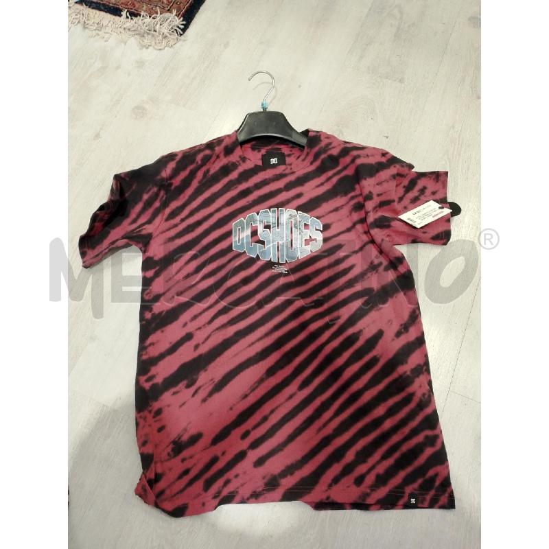 T SHIRT BAMBINO DC SHOES ROSSA NERA  | Mercatino dell'Usato San giovanni teatino 1