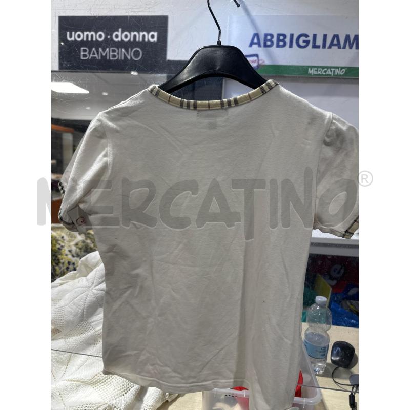 T SHIRT DONNA BURBERRY BIANCA  | Mercatino dell'Usato San giovanni teatino 2