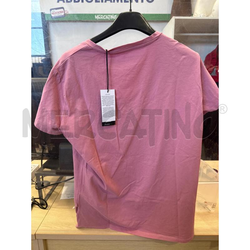T SHIRT DONNA GUESS ROSA STAMPA  | Mercatino dell'Usato San giovanni teatino 2