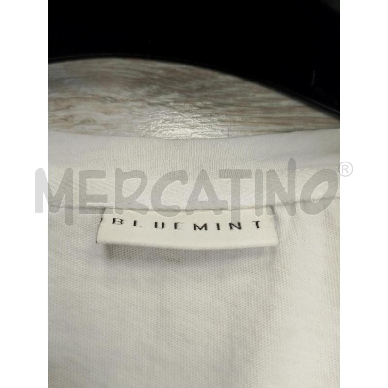 T SHIRT UOMO BLUEMINT BIANCA MEZZA MANICA  | Mercatino dell'Usato San giovanni teatino 3
