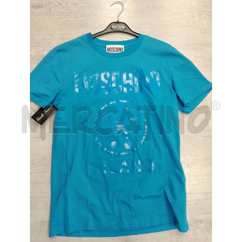 T SHIRT UOMO MOSCHINO COUTURE AZZURRA | Mercatino dell'Usato San giovanni teatino 1