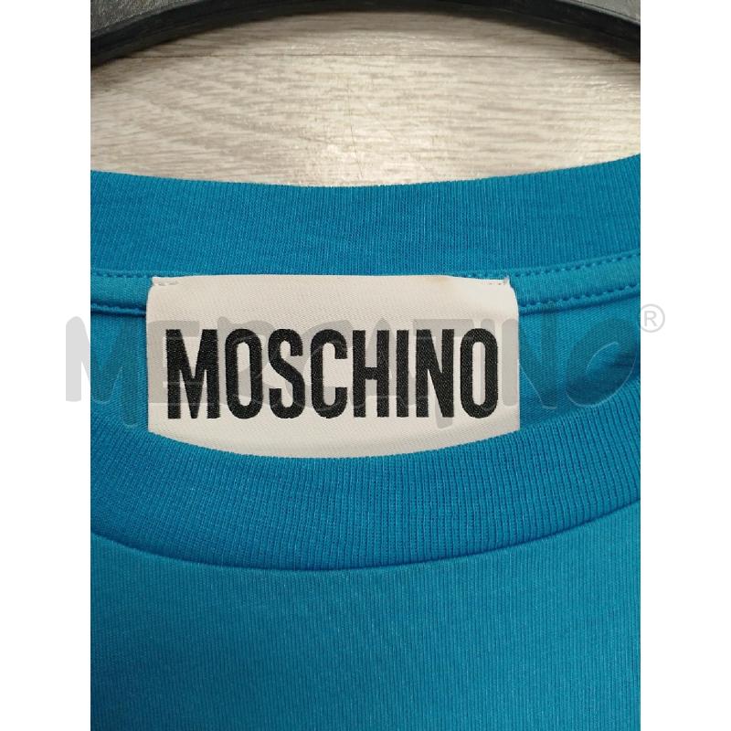 T SHIRT UOMO MOSCHINO COUTURE AZZURRA | Mercatino dell'Usato San giovanni teatino 2