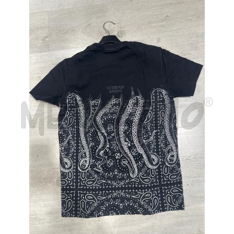 T SHIRT UOMO OCTOPUS NERA FANTASIA BANDANA | Mercatino dell'Usato San giovanni teatino 3