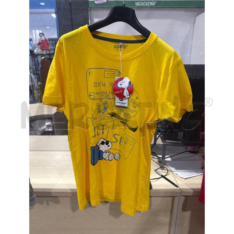 T SHIRT UOMO PEANUTS GIALLA FANTASIA  | Mercatino dell'Usato San giovanni teatino 1