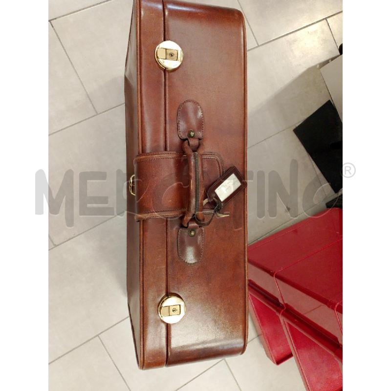 VALIGIA PELLE MARRONE 74X45X21 | Mercatino dell'Usato San giovanni teatino 2