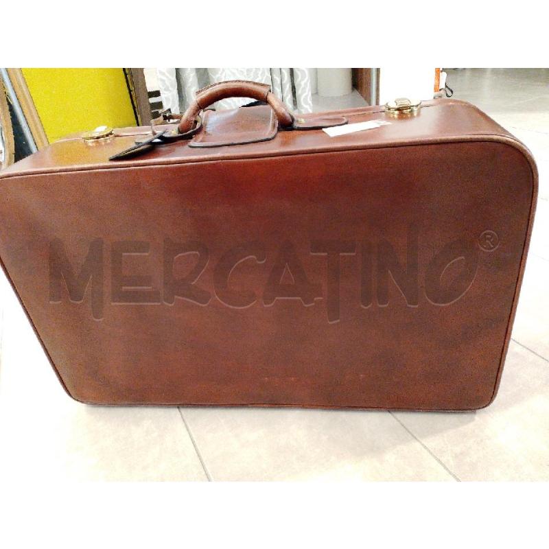 VALIGIA PELLE MARRONE 74X45X21 | Mercatino dell'Usato San giovanni teatino 4