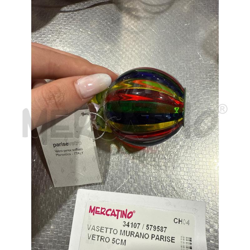 VASETTO MURANO PARISE VETRO 5CM | Mercatino dell'Usato San giovanni teatino 2