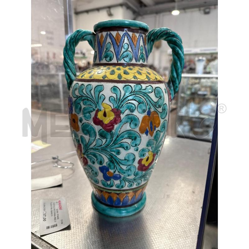 VASO 2 MANICI DECORATO FIRMATO  | Mercatino dell'Usato San giovanni teatino 1