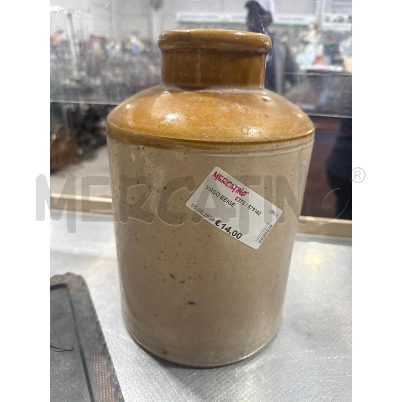 VASO BEIGE  | Mercatino dell'Usato San giovanni teatino 1