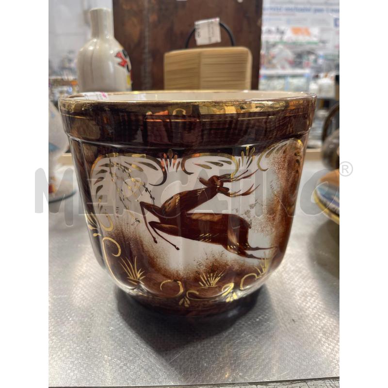 VASO CERAMICA CERBIATTO | Mercatino dell'Usato San giovanni teatino 1