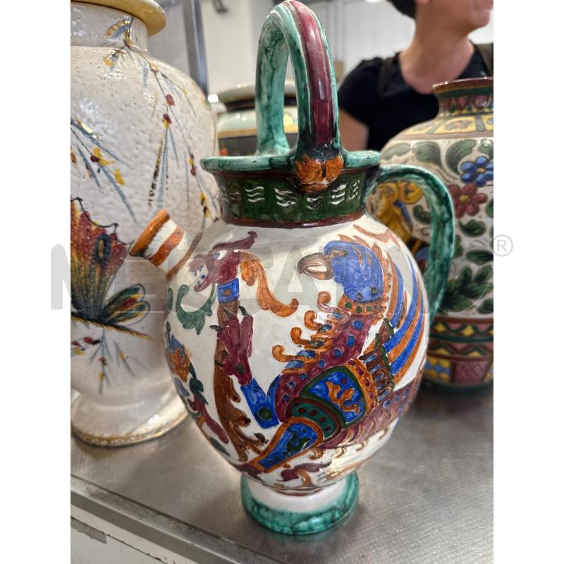 VASO CON MANICO BIANCO VERDE ROSSO  | Mercatino dell'Usato San giovanni teatino 1