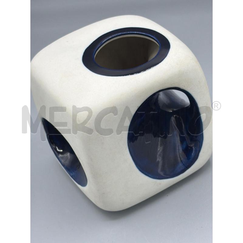 VASO CUBO ANNI 70 CAPODIMONTE 9X9X9CM1 | Mercatino dell'Usato San giovanni teatino 4