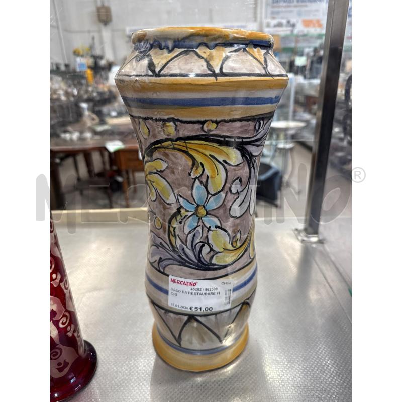 VASO DA RESTAURARE FIORI | Mercatino dell'Usato San giovanni teatino 1
