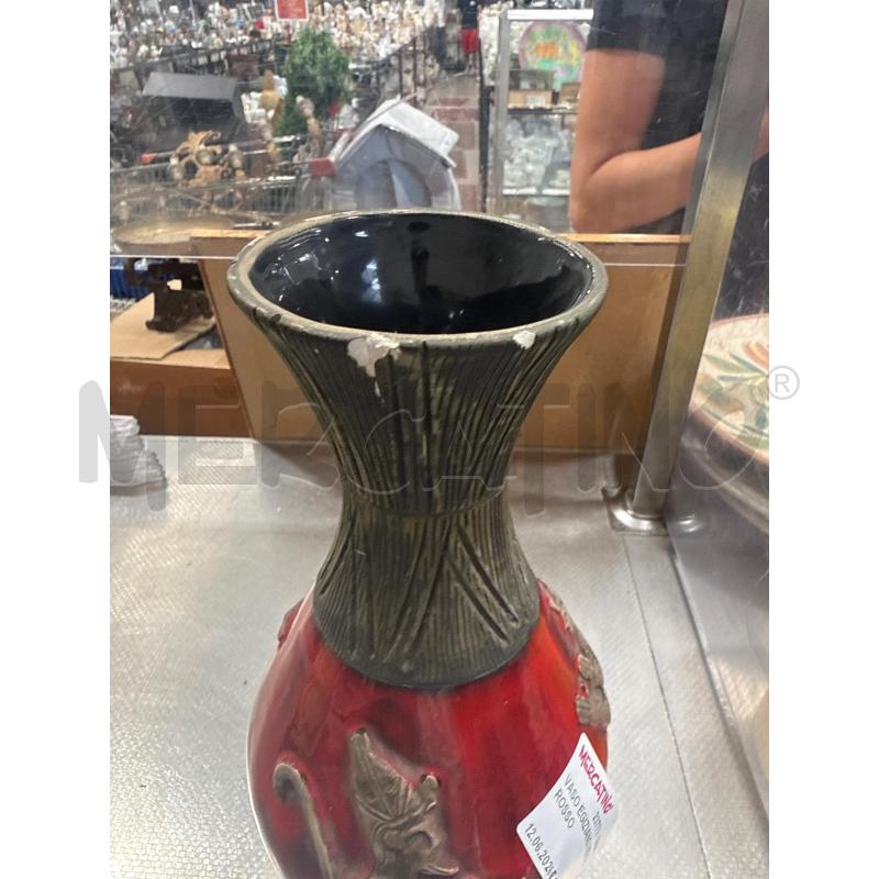 VASO EGIZIANO NERO E ROSSO | Mercatino dell'Usato San giovanni teatino 2