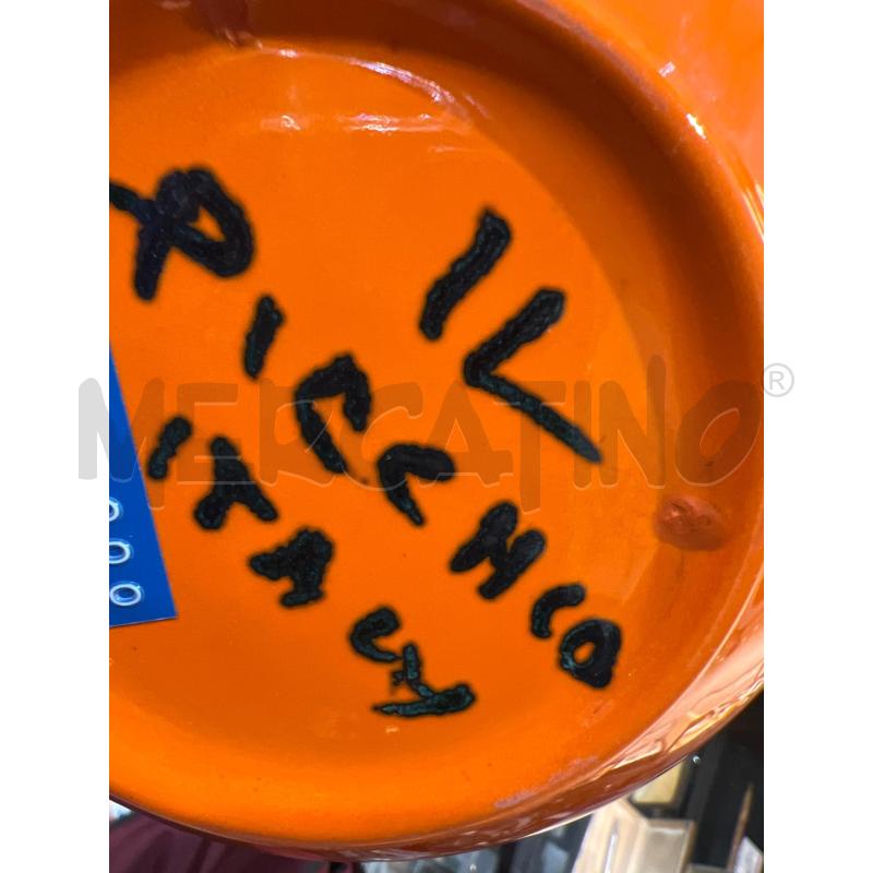 VASO IL PICCHIO ARANCIONE LESIONATO DA RESTAURARE | Mercatino dell'Usato San giovanni teatino 3
