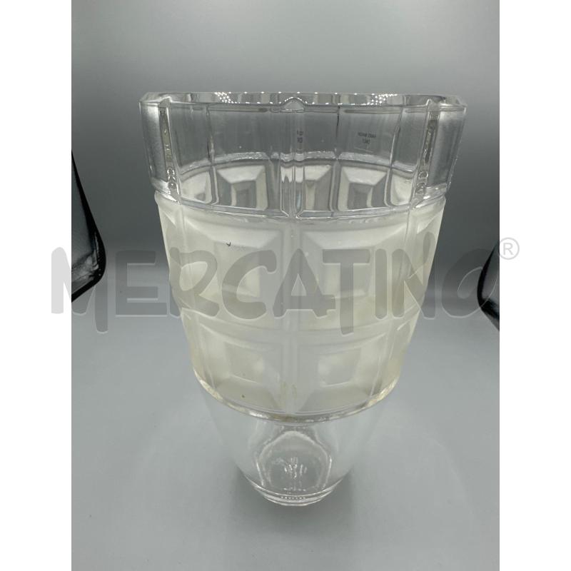 VASO MONOFIORE VETRO MOLATO | Mercatino dell'Usato San giovanni teatino 1