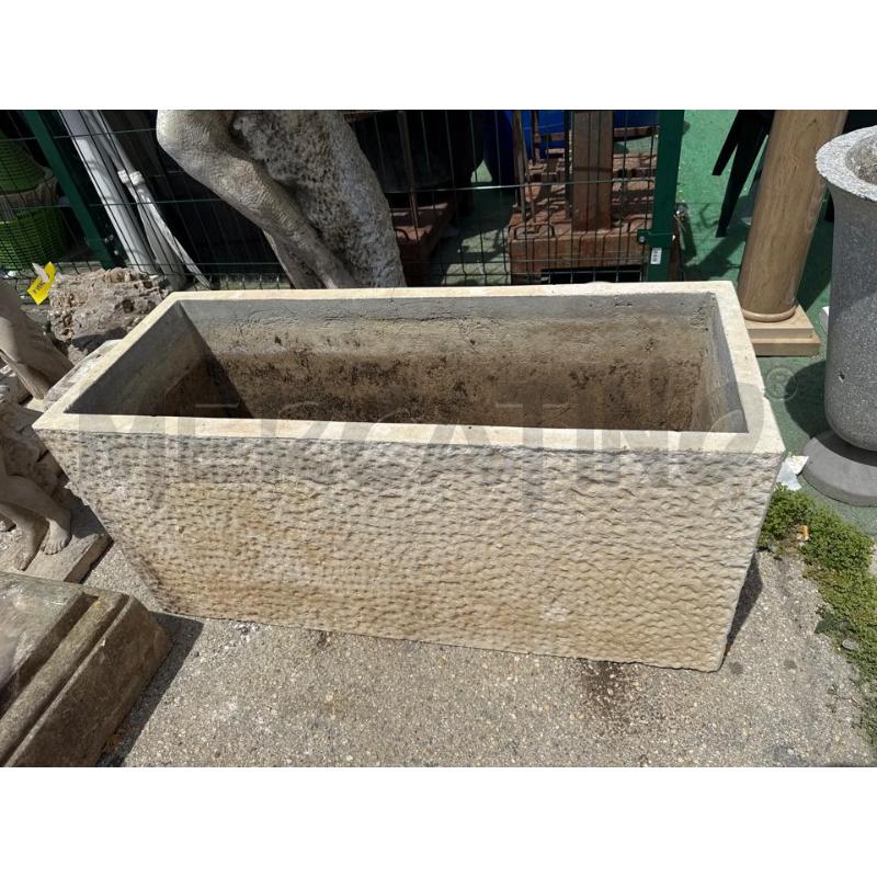 VASO RETTANGOLARE BIANCO DA ESTERNO | Mercatino dell'Usato San giovanni teatino 1