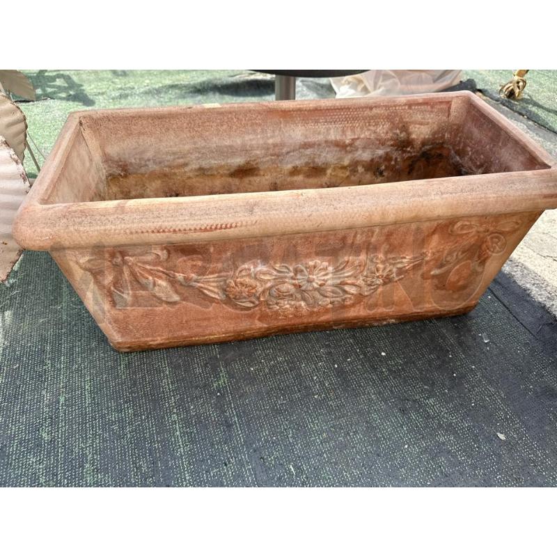 VASO TERRACOTTA RETTANGOLARE | Mercatino dell'Usato San giovanni teatino 1