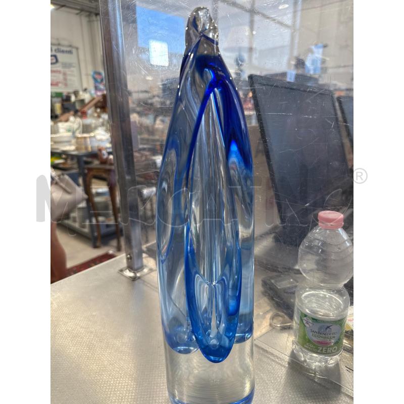 VASO VETRO BLU LA MURRINA | Mercatino dell'Usato San giovanni teatino 3