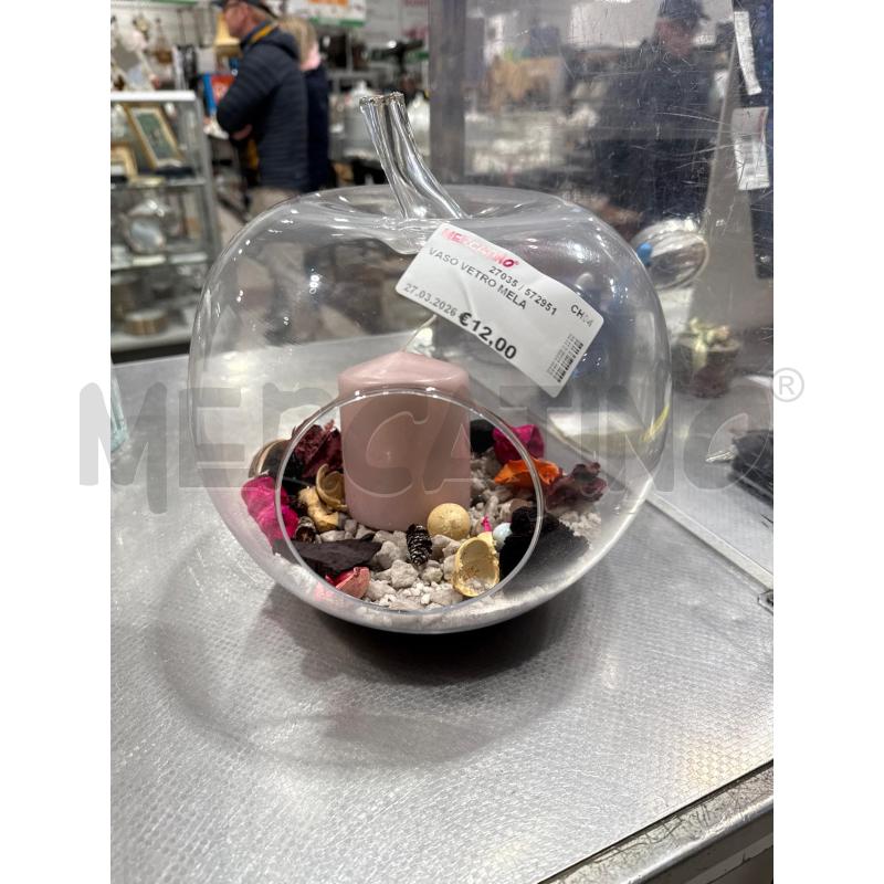 VASO VETRO MELA | Mercatino dell'Usato San giovanni teatino 1