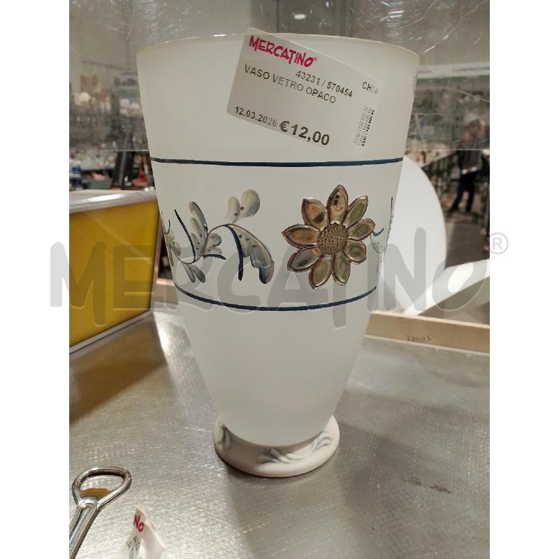 VASO VETRO OPACO | Mercatino dell'Usato San giovanni teatino 1