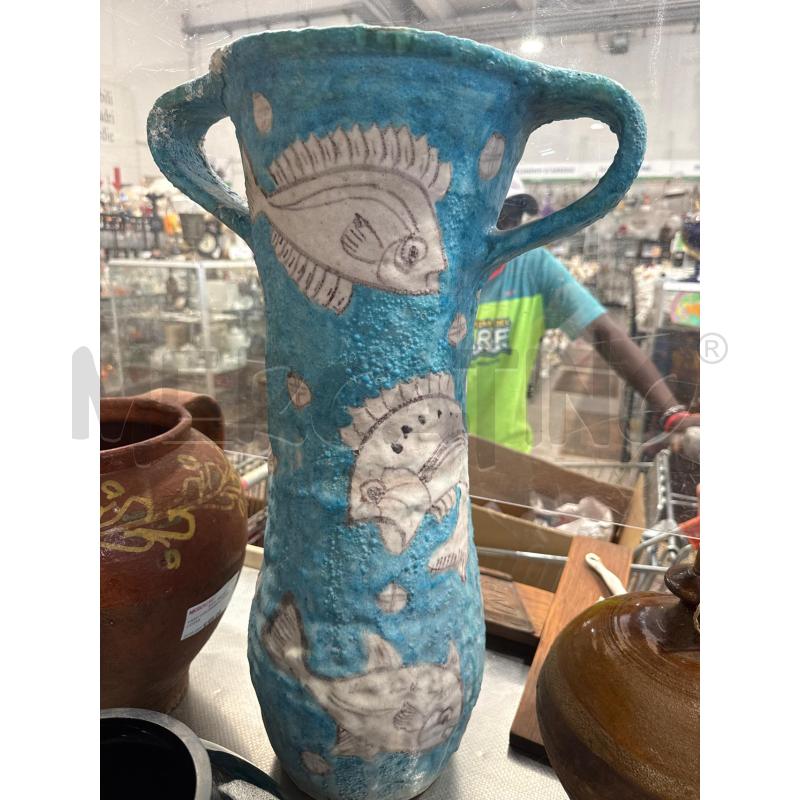 VASO VIETRI AZZURRO PESCI PRESENTA ROTTURA | Mercatino dell'Usato San giovanni teatino 2