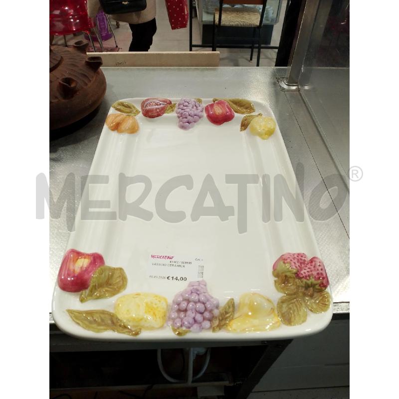 VASSOIO CERAMICA | Mercatino dell'Usato San giovanni teatino 1