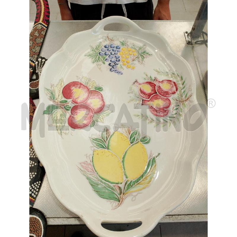 VASSOIO CERAMICA DUE TORRI FRUTTA | Mercatino dell'Usato San giovanni teatino 1