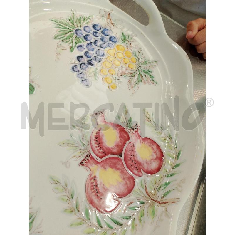 VASSOIO CERAMICA DUE TORRI FRUTTA | Mercatino dell'Usato San giovanni teatino 3