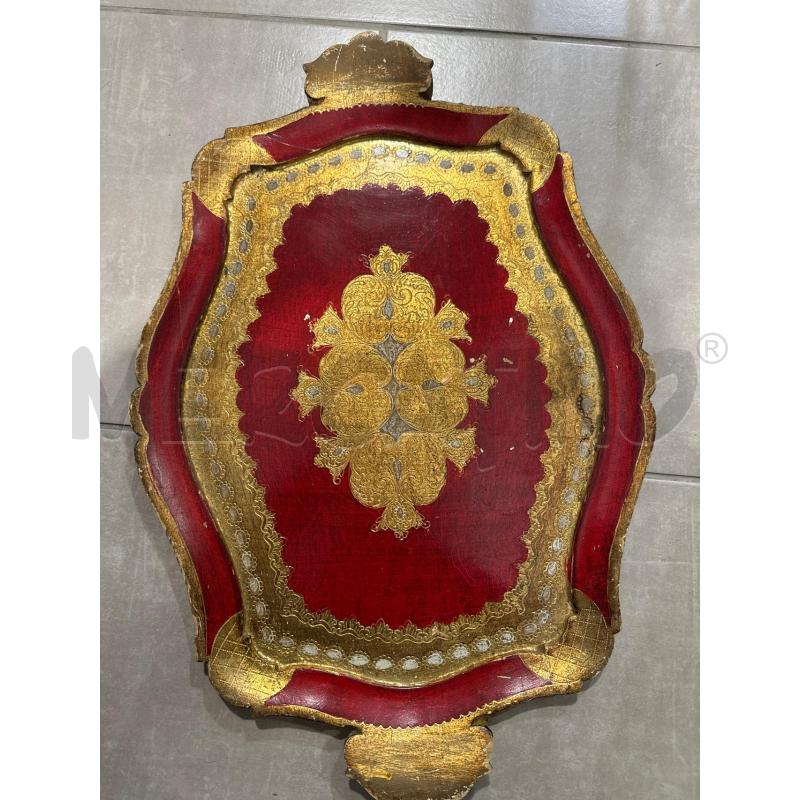 VASSOIO FIORENTINO LEGNO | Mercatino dell'Usato San giovanni teatino 1