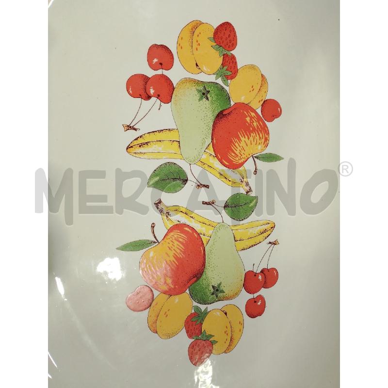 VASSOIO OVALE BORDO ROSSO FRUTTA | Mercatino dell'Usato San giovanni teatino 2