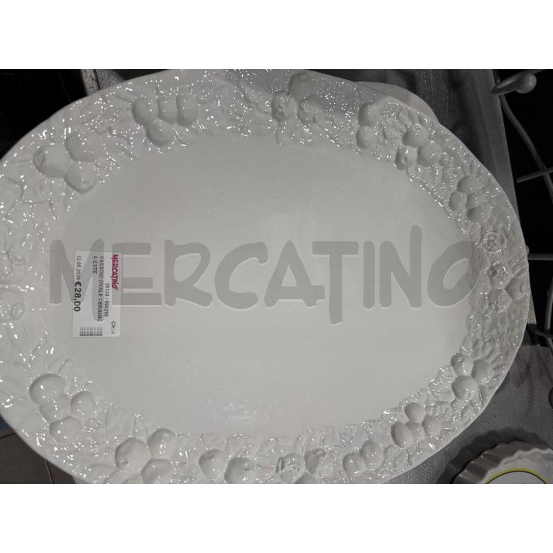 VASSOIO OVALE CERAMICA ESTE | Mercatino dell'Usato San giovanni teatino 1