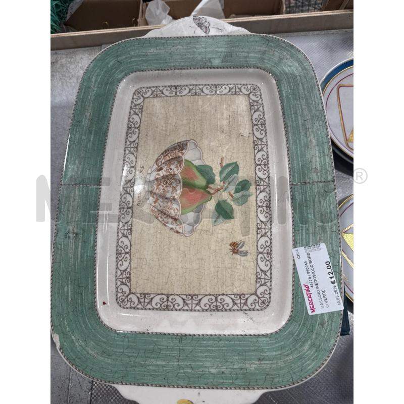 VASSOIO WEDGWOOD BORDO VERDE | Mercatino dell'Usato San giovanni teatino 1