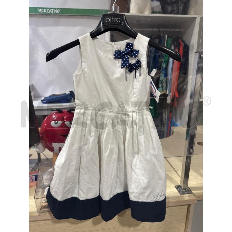 VESTITO BAMBINA GF FERRE BIANCO BLU | Mercatino dell'Usato San giovanni teatino 1