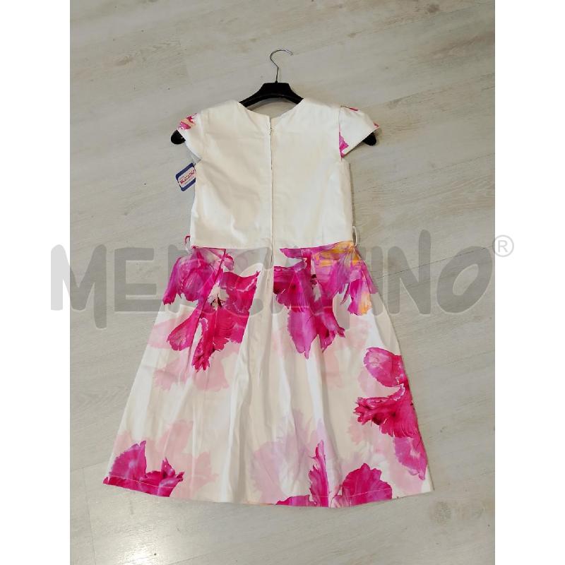 VESTITO BAMBINA MADE IN ITALY BIANCO FIORI ROSA | Mercatino dell'Usato San giovanni teatino 2