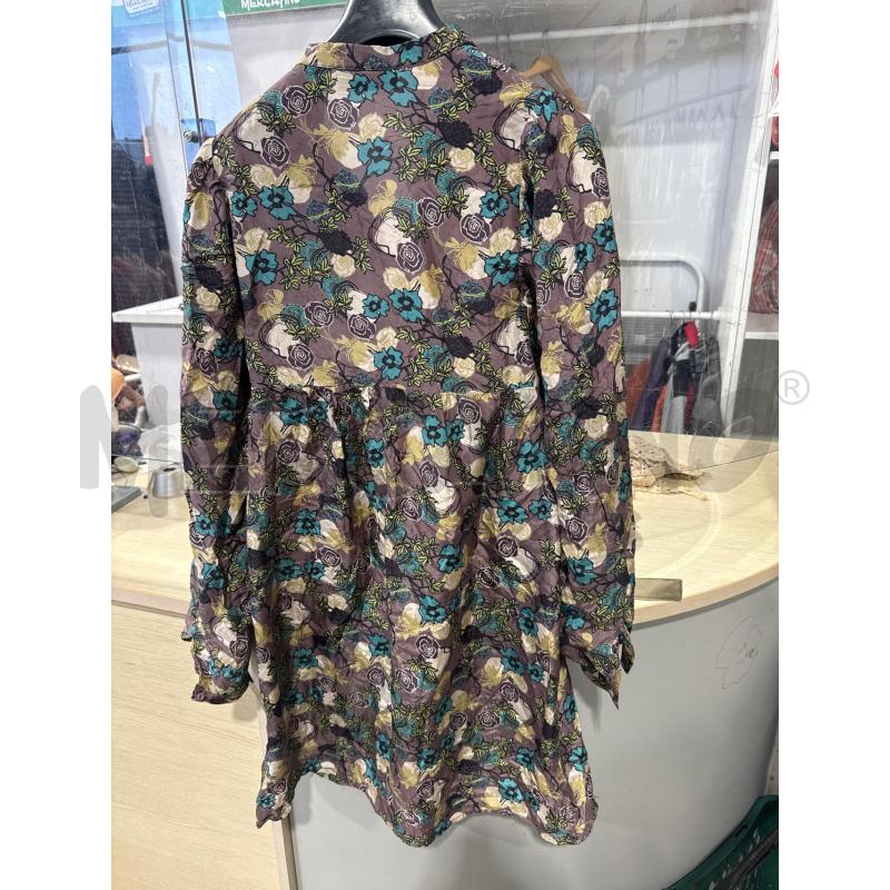VESTITO DONNA ALYSI FANTASIA MARRONCINBO FIORI | Mercatino dell'Usato San giovanni teatino 2