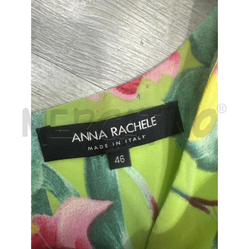VESTITO DONNA ANNA RACHELE VERDE FANTASIA LUNGO  | Mercatino dell'Usato San giovanni teatino 2
