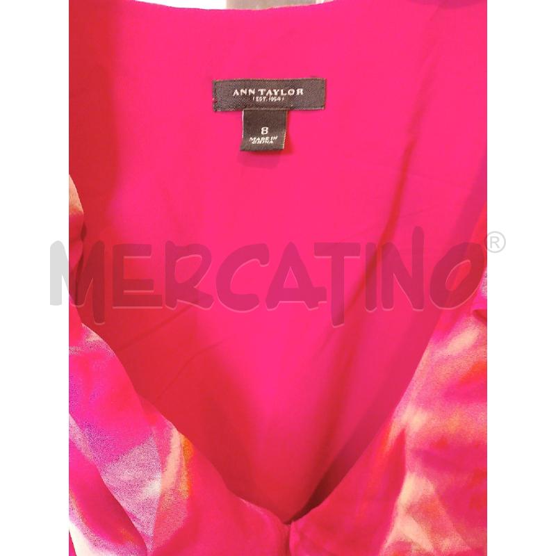 VESTITO DONNA ANN TAYLOR FUCSIA | Mercatino dell'Usato San giovanni teatino 3