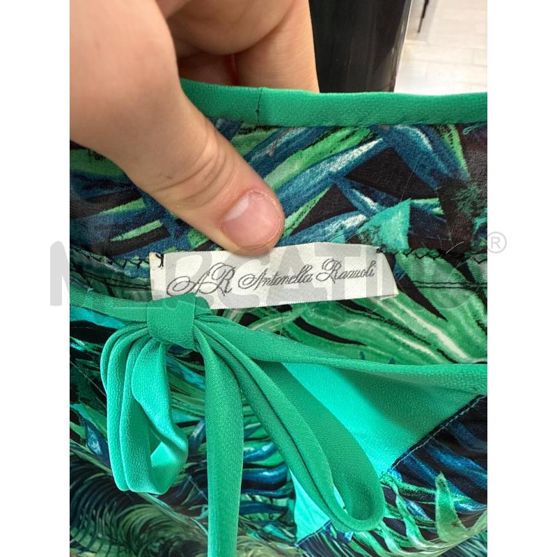 VESTITO DONNA ANTONELLA RAZZOLI JUNGLE VERDE | Mercatino dell'Usato San giovanni teatino 2