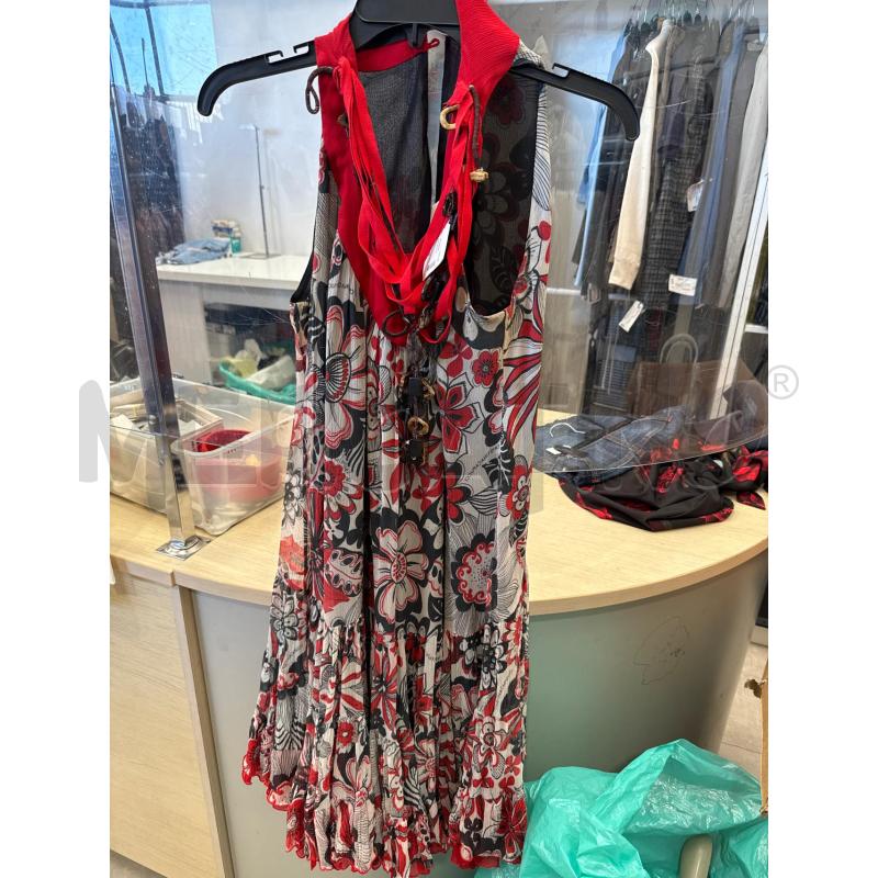 VESTITO DONNA APUCCI ROSSO BEIGE  | Mercatino dell'Usato San giovanni teatino 1